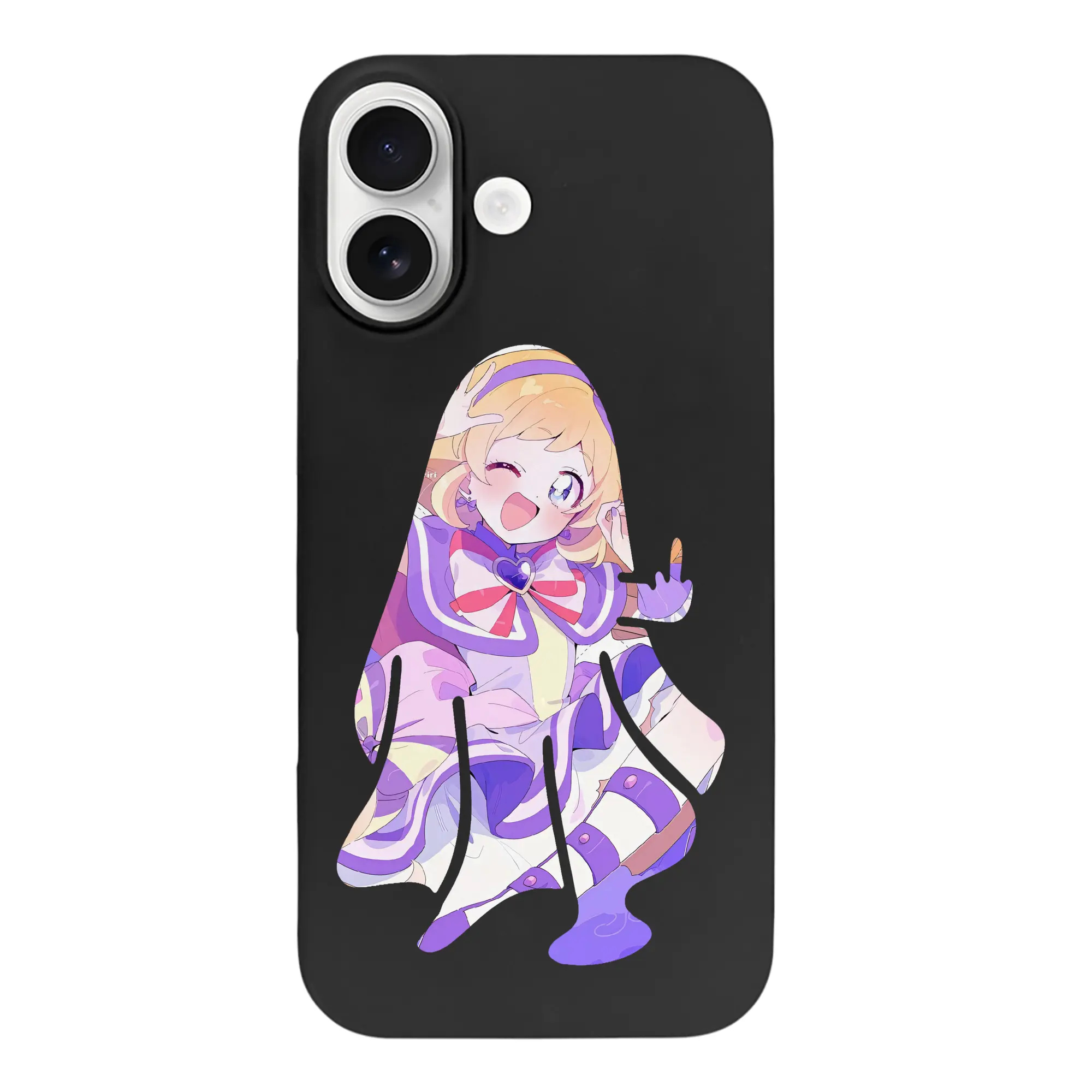 わんだふるぷりきゅあ グッズ 犬飼いろは - iPhone 17 シリーズ シリコンケース 薄型 耐衝撃 指紋防止 ソフトタッチカバー 精密フィット 傷防止 保護ケース iPhone 17/17 Air/17 Pro/17 Pro Max 対応